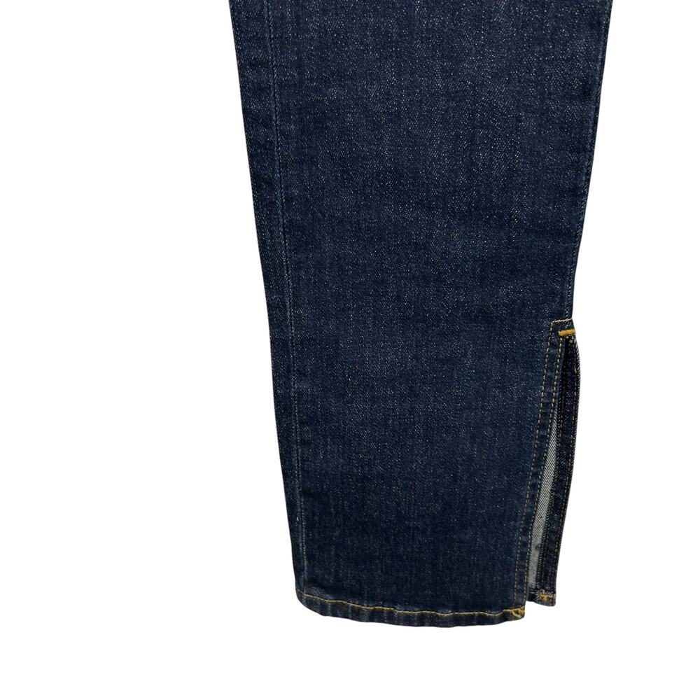 NWT Pilcro Ultra High Rise Five Pocket The Split Straight Denim Jeans Womens 26 - Picture 9 of 12